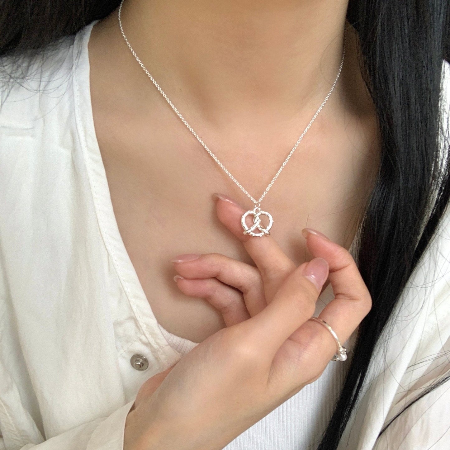 [] Pretzel Necklace