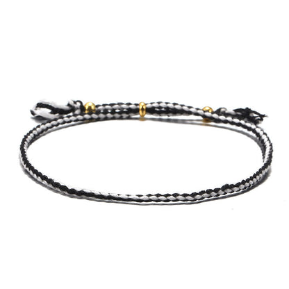 Colorful Handmade Adjustable Rope Tassel Harmony Bracelet