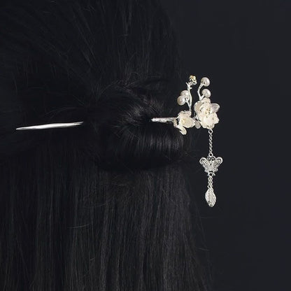 Copper Plum Blossom Butterfly Hairpin | Love & Freedom Symbol