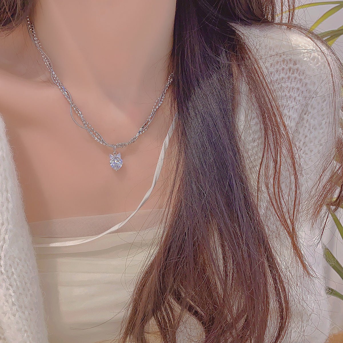 Crystal Cascade Necklace
