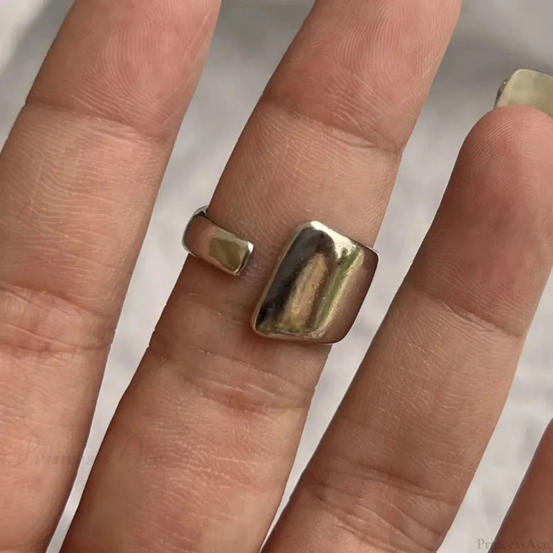 Y2k Transparent Heart Gothic Ring