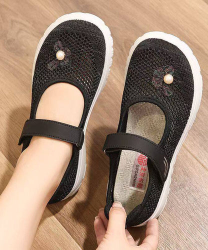 Purple Flats Buckle Strap Flat Shoes
