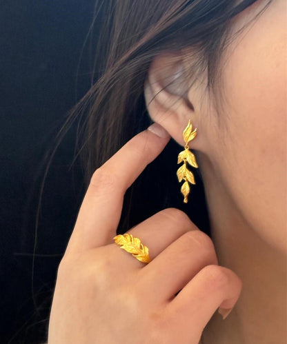 Gold Sterling Silver Overgild Descendants of Royal Families Drop Earrings