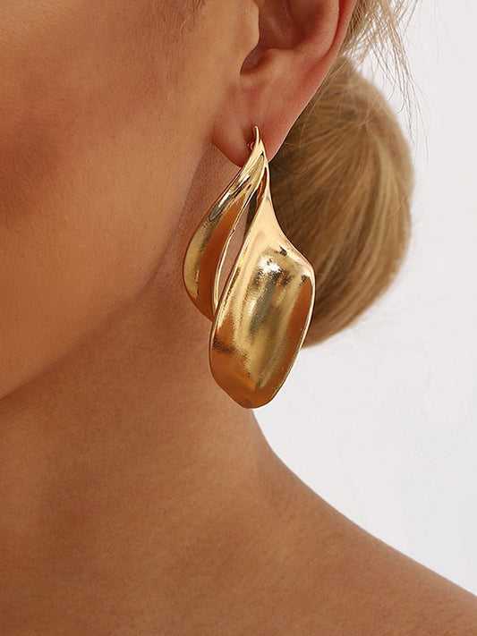 Geometric Color Drop Earrings
