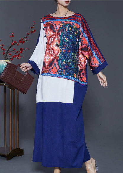 Style Original Design Patchwork Cotton Dresses Spring