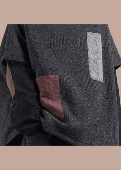 Unique Black Turtle Neck Tops Sleeveless Knit Vest