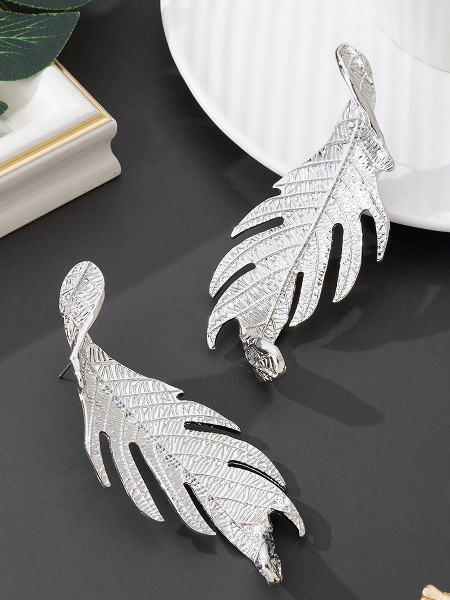 Leaves Shape Earrings Accessories