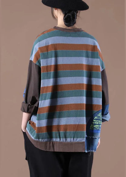 New Striped Knee Spring Tops