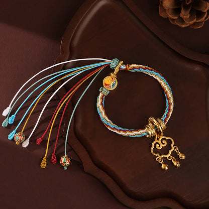Dunhuang Color Reincarnation Knot Spiritual Bracelet