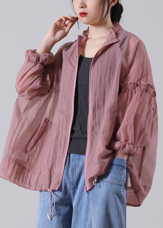 Club Pink Upf 50+ Coat Jacket Long Sleeve Summer Coat