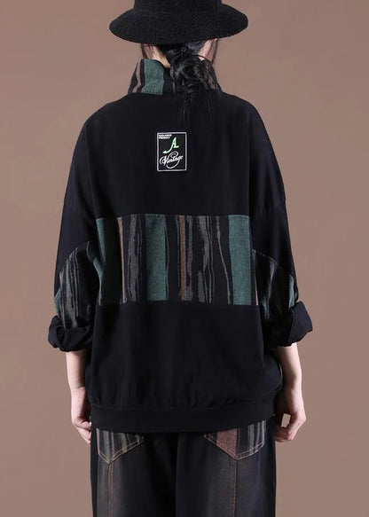 Patchwork Spring Handmade Tunics for Black Tops