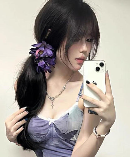 New Purple Alloy Hairpin