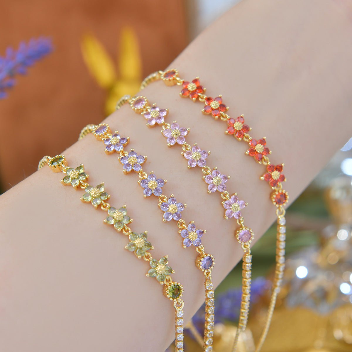 Elaria Bracelet in Pink