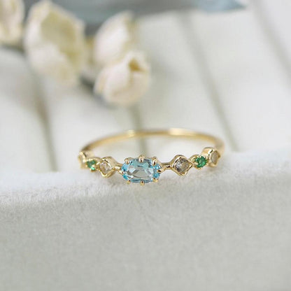 Elysian Aqua Ring