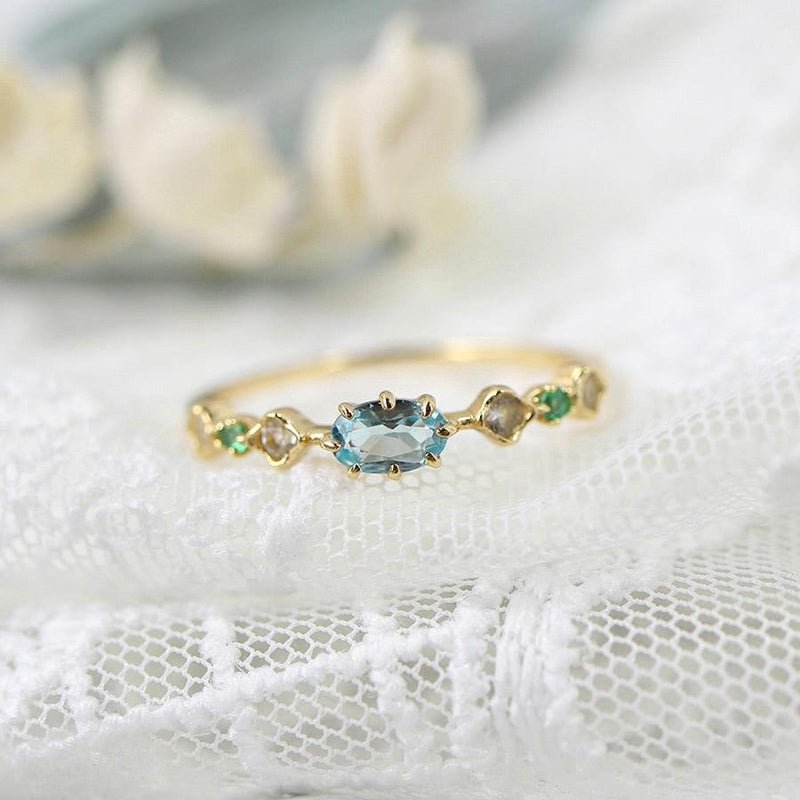 Elysian Aqua Ring