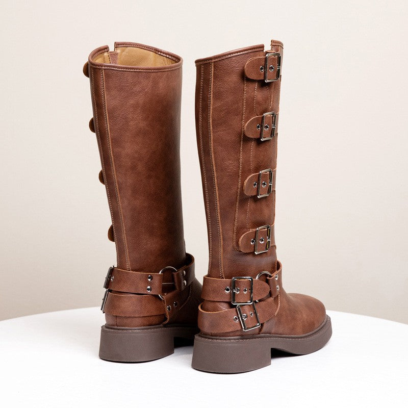 Belt Buckle Martin British Style Retro Boots