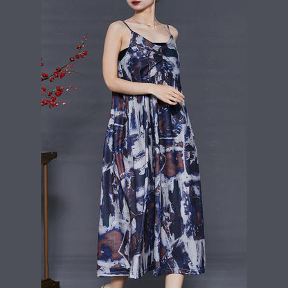 Original Design Print Silm Fit Spaghetti Strap Dress Summer