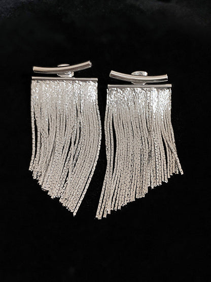 Color Tasseled Eardrop Earrings Accessories