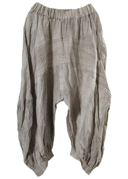 Apricot Pockets Patchwork Fall Pants