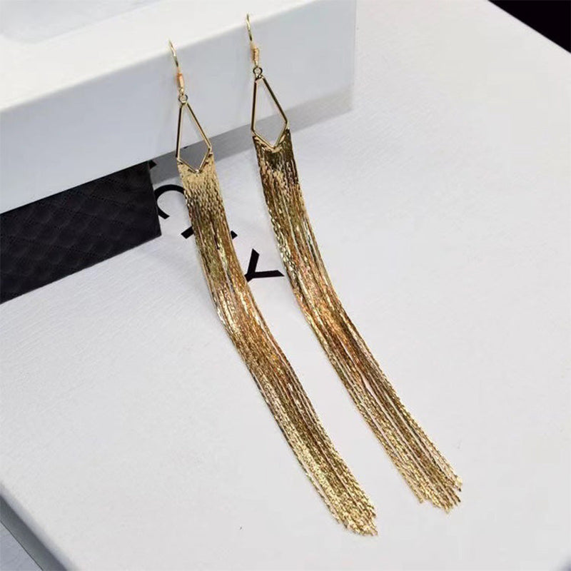 Long Tassel Earrings