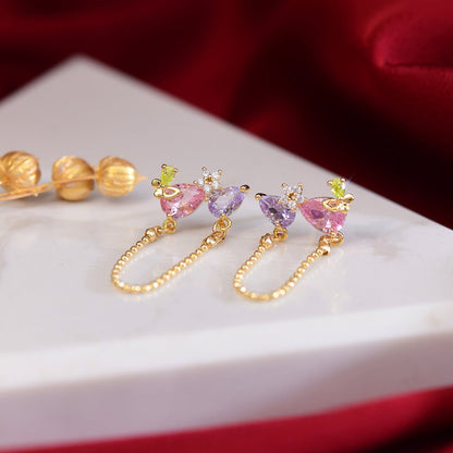 Brooklyn Flower Butterfly Earrings