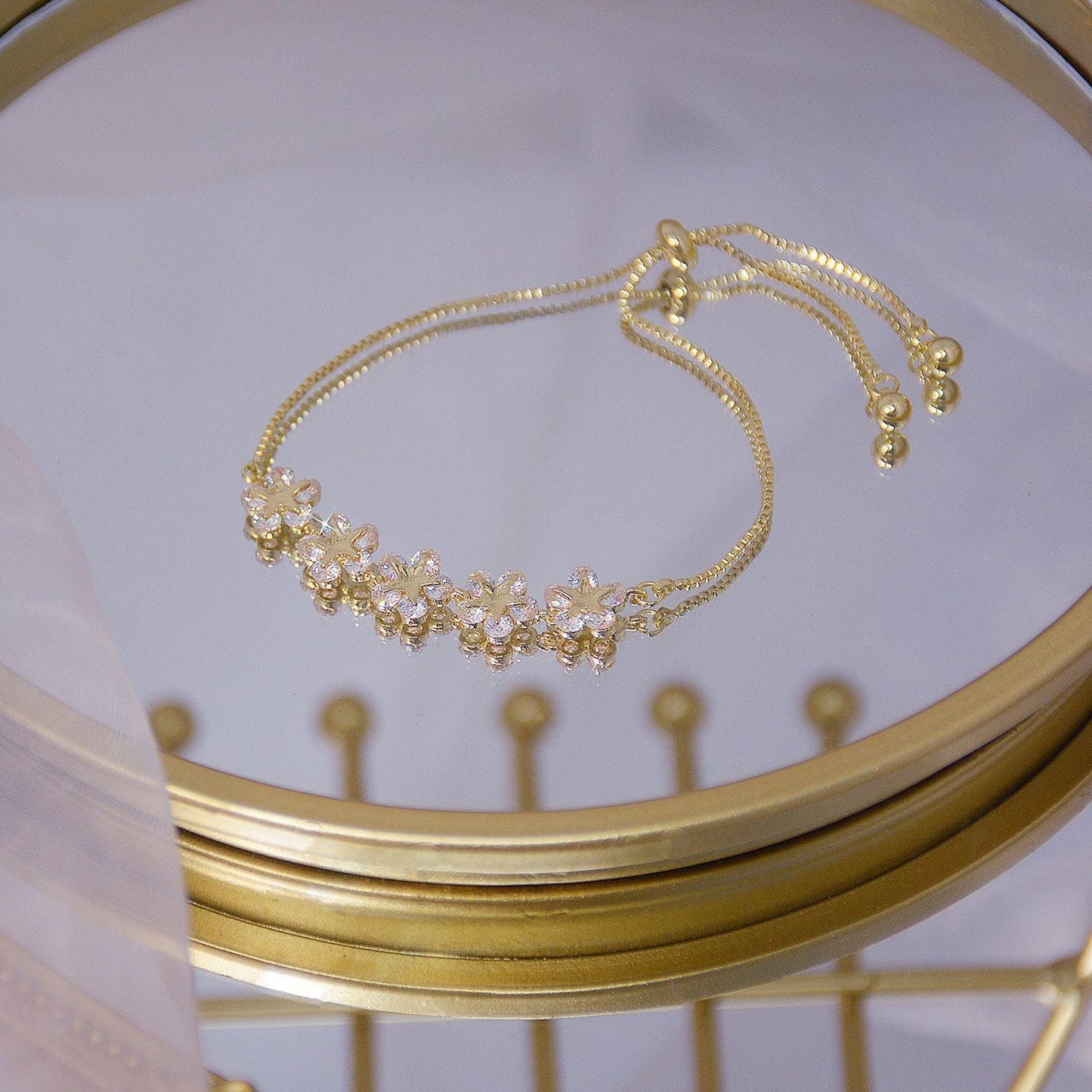 Andrea Flower Bracelet