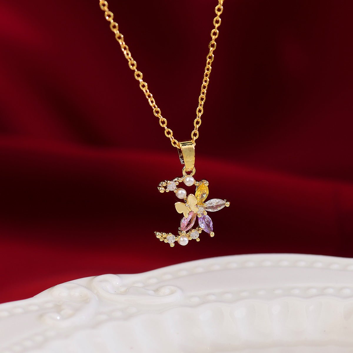Flower Moon Necklace