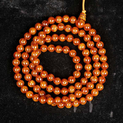 Golden Sea Willow Wrist Mala Bracelet for Success & Healing