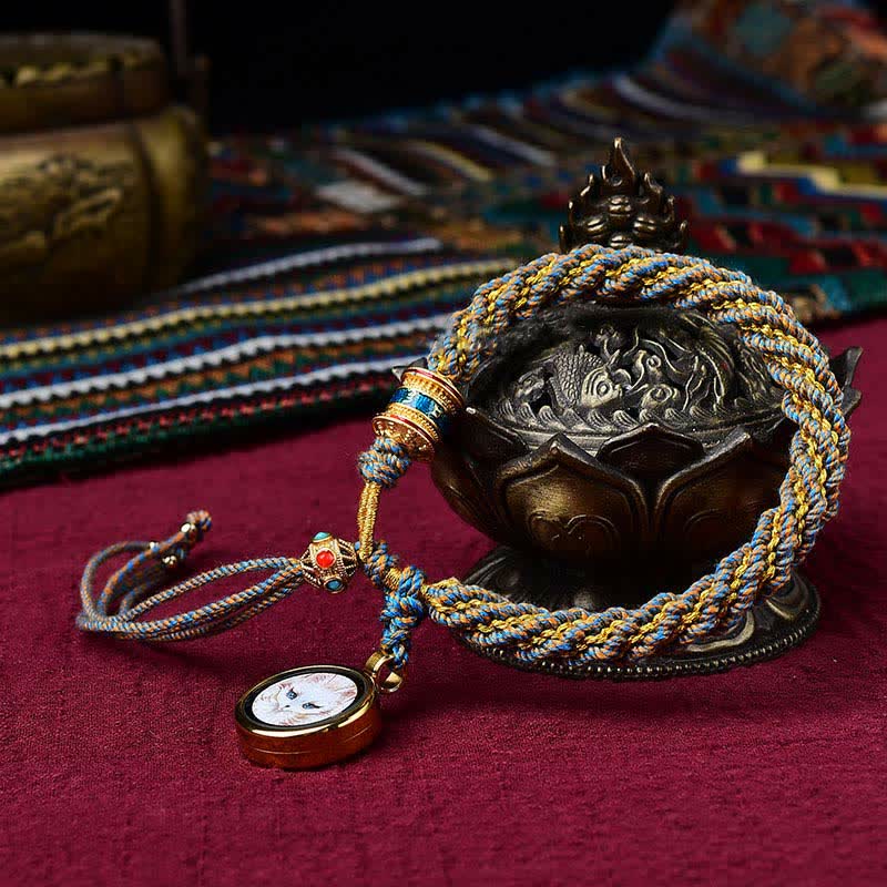 Handmade Tibetan Red String Bracelet for Luck and Protection