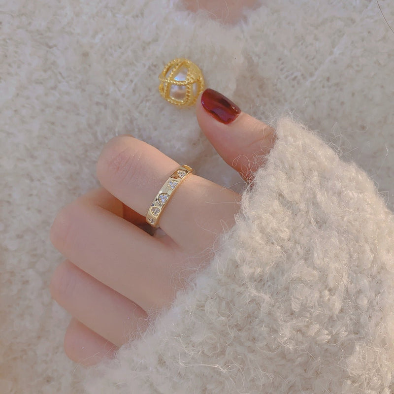 Heart Band Ring