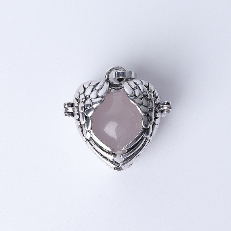 Heart Shape Crystal Pendant | Spiritual Healing Necklace
