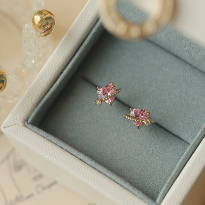 Marlene Heart Stud Earrings