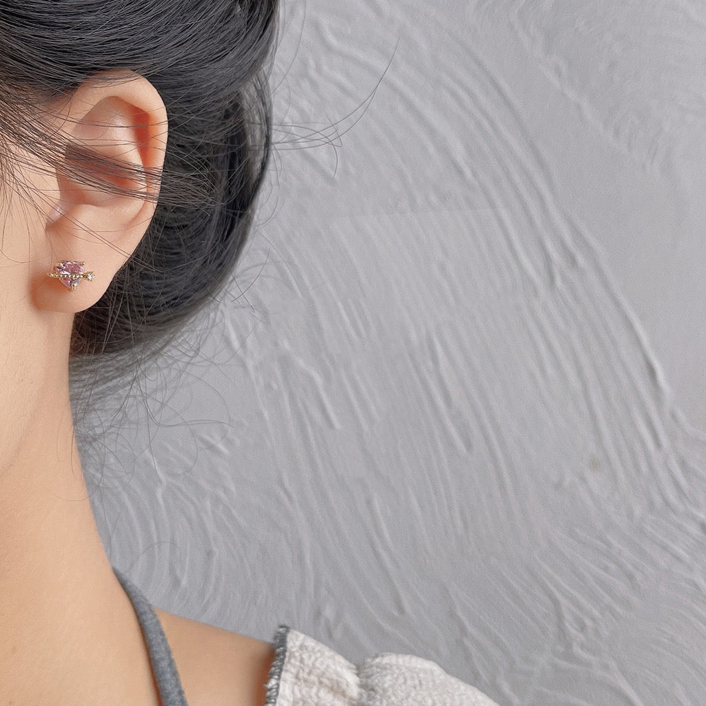Marlene Heart Stud Earrings