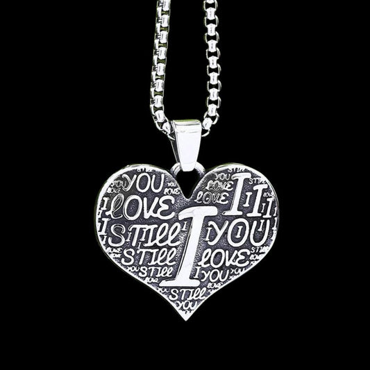 I Still Love You Endlessly Heart Pendant