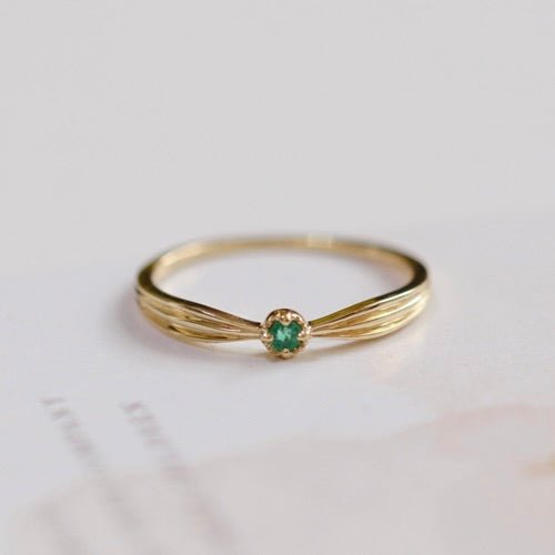 Ilona Emerald Ring