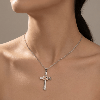 Infinity Faith Cross Necklace