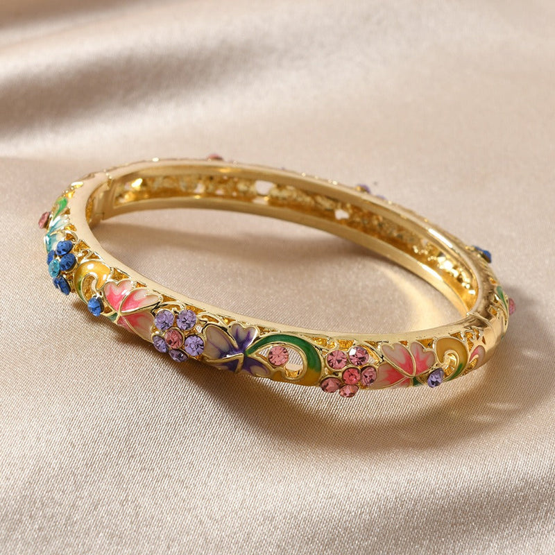 Vivian Enamel Bangle