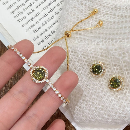 Ivana Peridot Bracelet