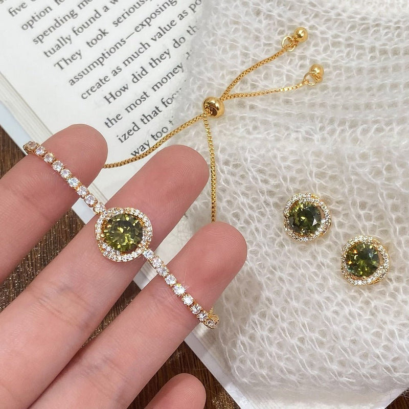 Ivana Peridot Bracelet