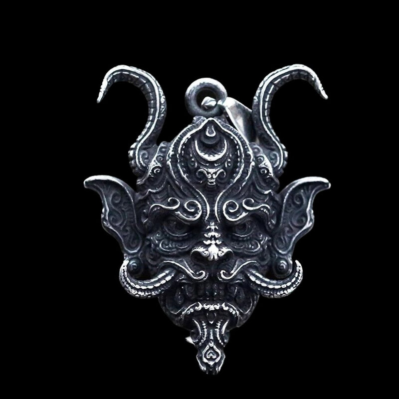 King of All Dragons Oni Mask Pendant