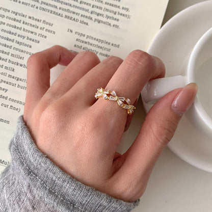 Lavender Bow Ring