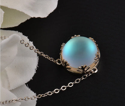 Aurora in the Forest Crystal Necklace