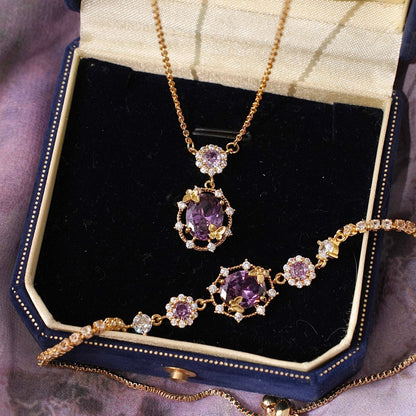 Lilac Butterfly Bracelet