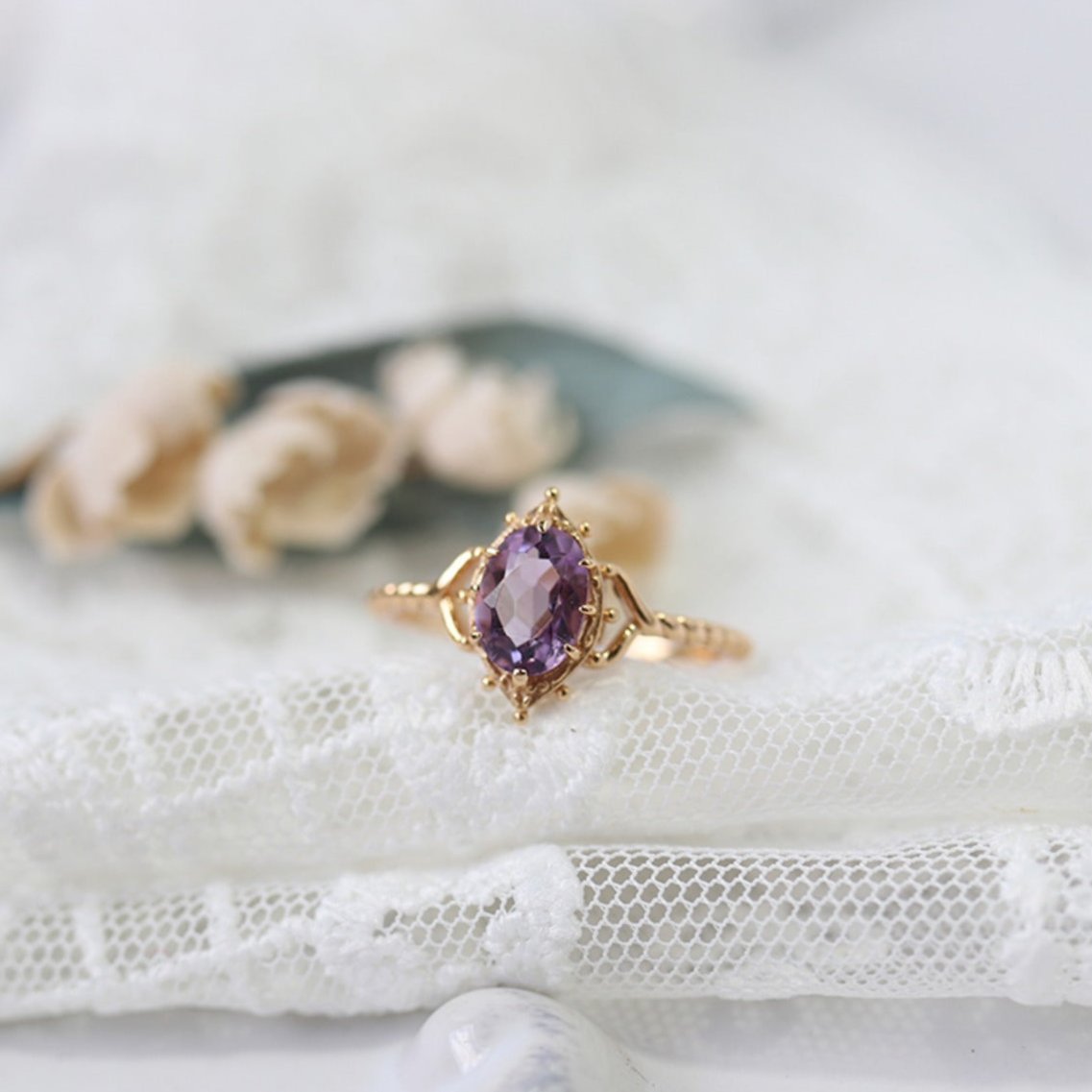 Lilac Lustre Ring