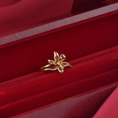 Lily of Burgundy Ring