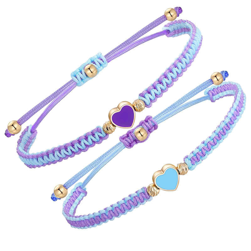 Love Heart Couple Red String Bracelets