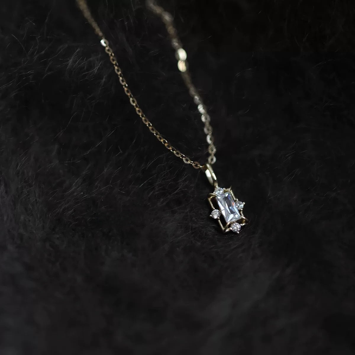 Lucian Baguette Necklace
