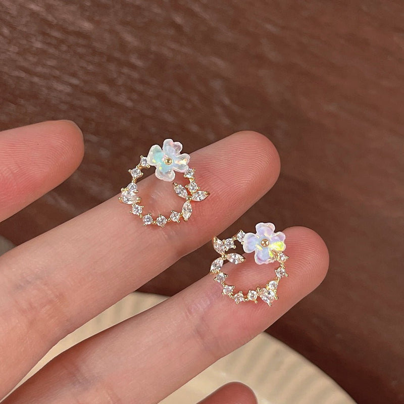 Lunaria Stud Earrings