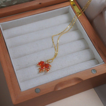 Maple Leaf Necklace