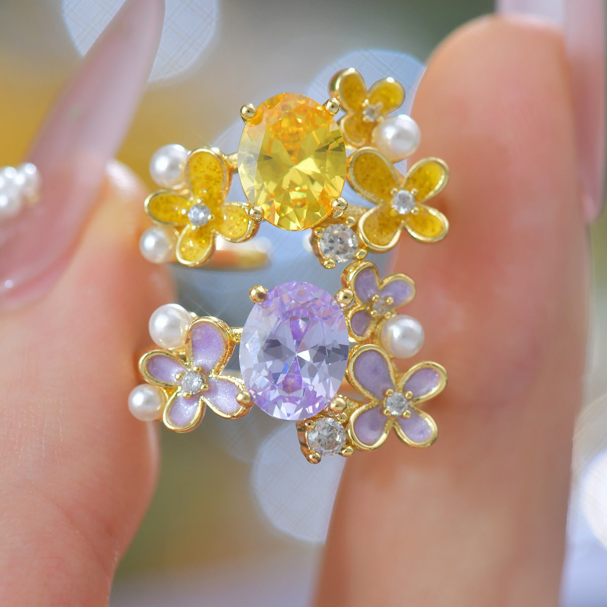 Marigold Citrine Ring